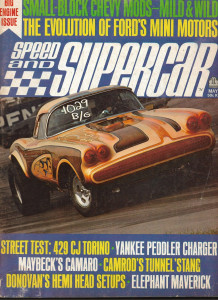 SPEED & SUPERCAR 1971 MAY - SMALL BLOCK CHEVY MODS, 429 TORINO,MAYBECK CAMARO*